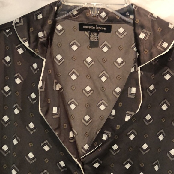 Nanette Lepore Geometric print sleep shirt-Size Small - Picture 4 of 7